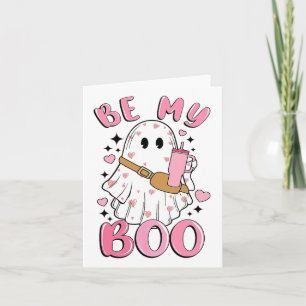 Ghost Valentine Be My Boo Karte