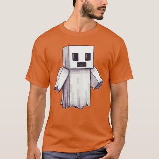 Ghost Video Gamer Piel Halloween Matching Costume T-Shirt