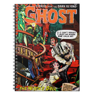 Ghost Vintag Horror Comicen Hexe's Call Notizblock