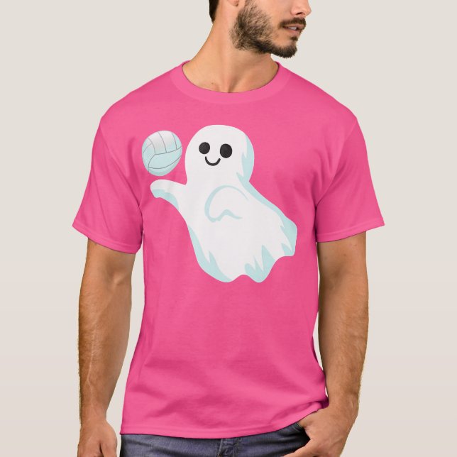 Ghost Volleyball für Mädchen Volleyball T-Shirt (Vorderseite)