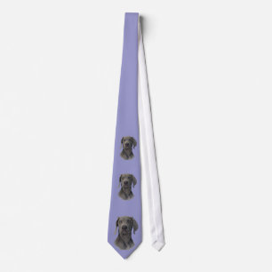 Ghost Weimaraner Necktie Krawatte