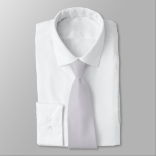 Ghost White Gray Moderne Solid Farbe Krawatte
