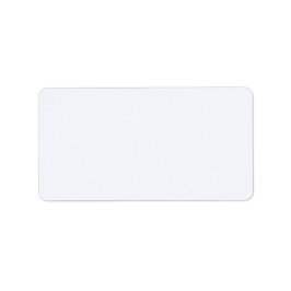 Ghost White Solid Color Adressaufkleber