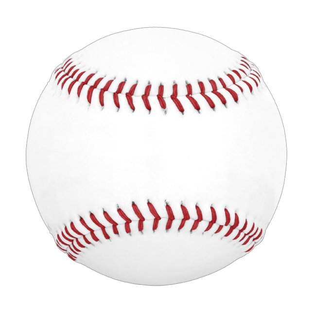 Ghost White Solid Color Baseball (Vorderseite)