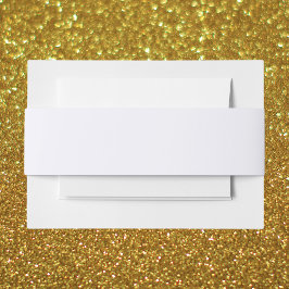 Ghost White Solid Color Einladungsbanderole