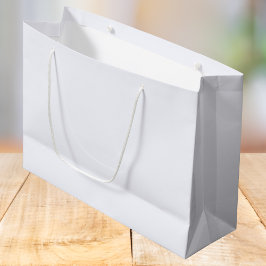 Ghost White Solid Color Große Geschenktüte