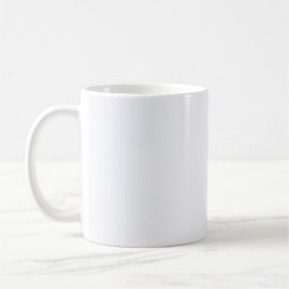 Ghost White Solid Color Kaffeetasse