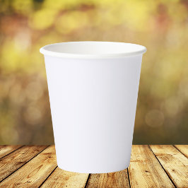 Ghost White Solid Color Pappbecher