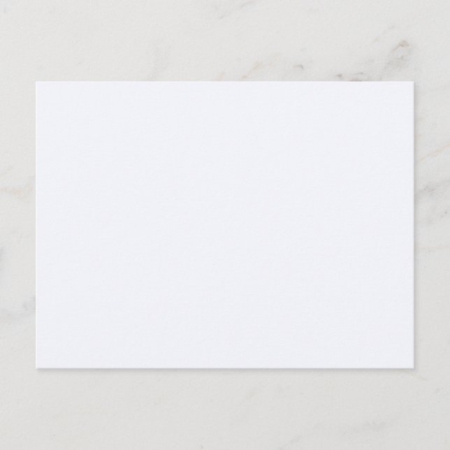 Ghost White Solid Color Postkarte (Vorderseite)
