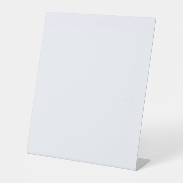 Ghost White Solid Color Sockelschild (Vorderseite)