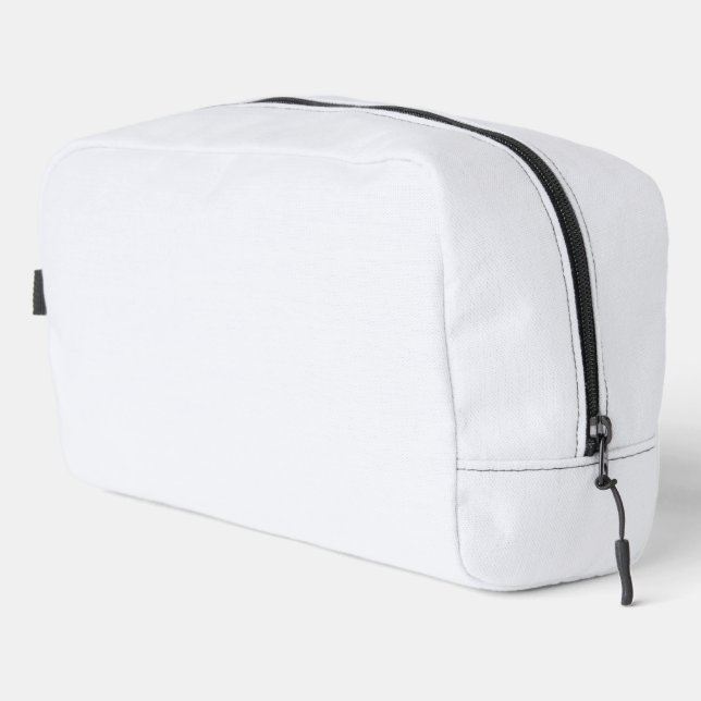 Ghost White Solid Color Waschbeutel (Rechte Ecke)