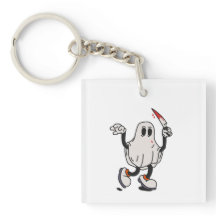 Ghost with blood knife