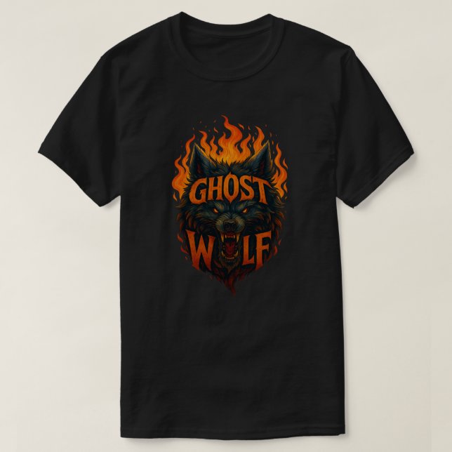 Ghost wolf T-Shirt (Design vorne)