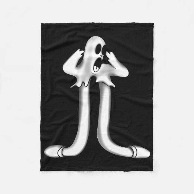 Ghost X Koko Der Beängstigende Clown Fleecedecke (Vorderseite)