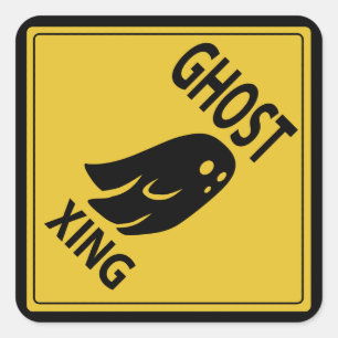 Ghost Xing Quadratischer Aufkleber