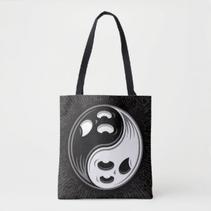 Ghost Yin Yang Black und White