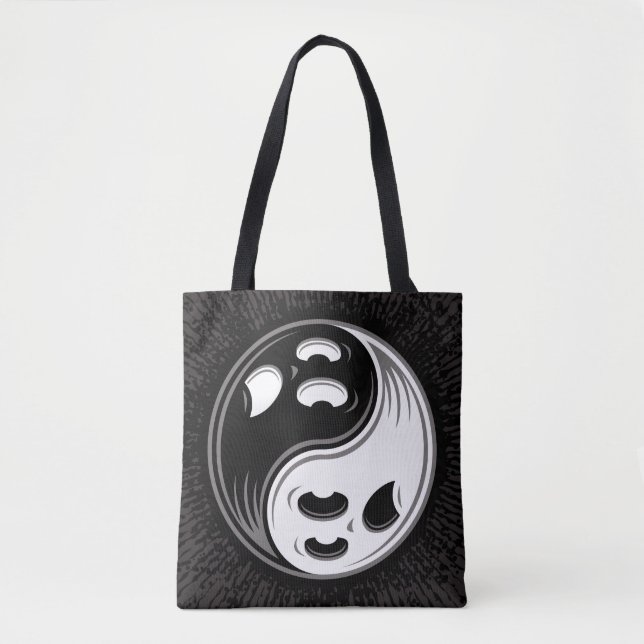 Ghost Yin Yang Black und White (Vorderseite)