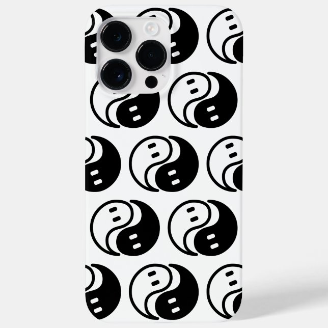 Ghost Yin Yang Case-Mate iPhone Hülle (Rückseite)