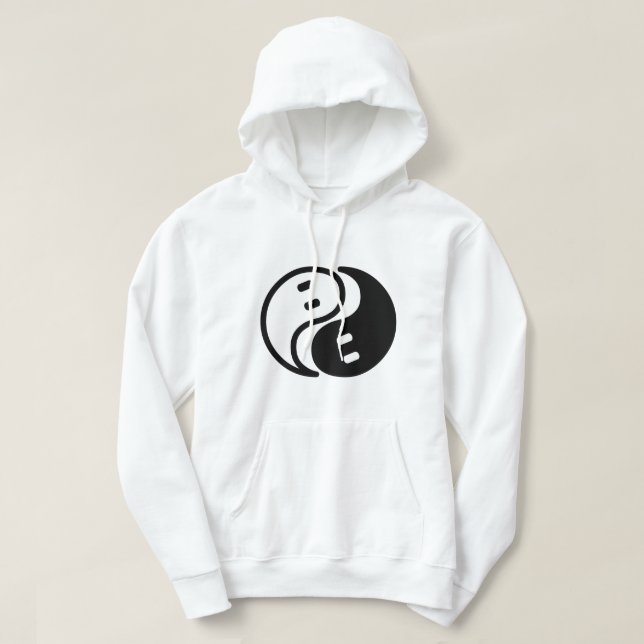 Ghost Yin Yang Hoodie (Design vorne)