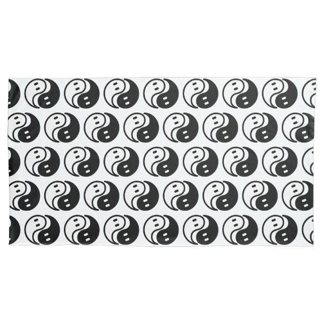 Ghost Yin Yang Kissenbezug (Vorderseite-Links)