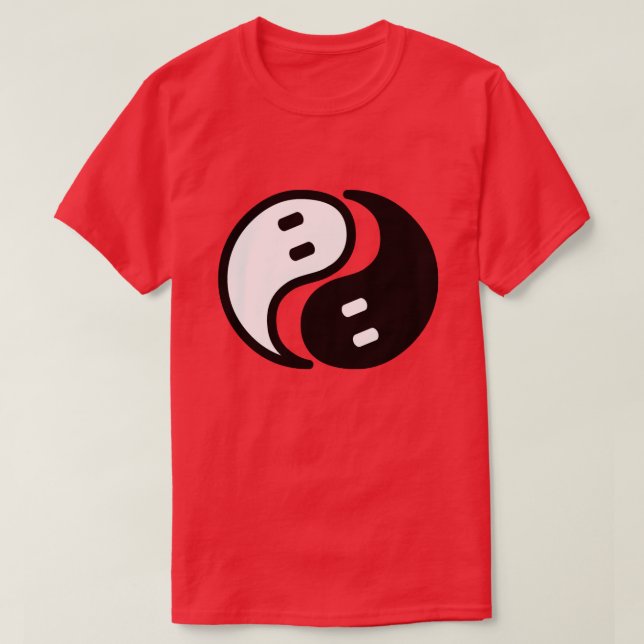 Ghost Yin Yang T-Shirt (Design vorne)