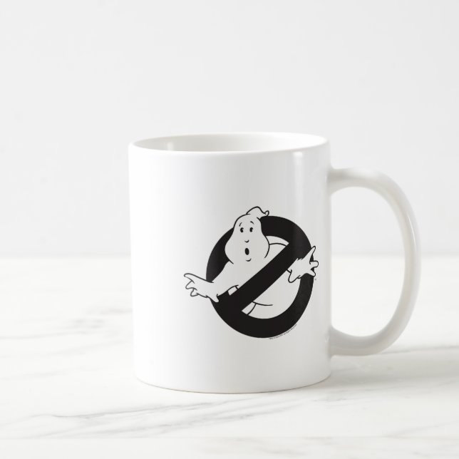 Ghostbusters Frozen Empire Black No Ghost Logo Kaffeetasse (Rechts)