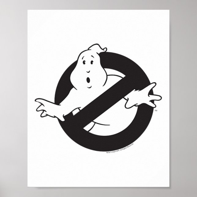 Ghostbusters Frozen Empire Black No Ghost Logo Poster (Vorne)