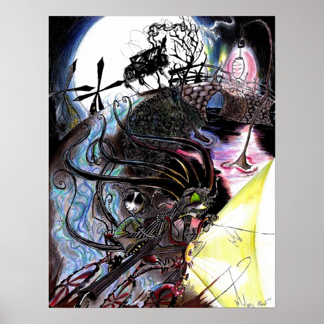 Ghosted Chase auf der Lantern Avenue Poster (Vorne)