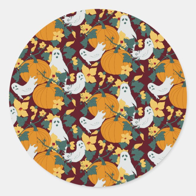 Ghosted Garden Runder Aufkleber (Vorderseite)