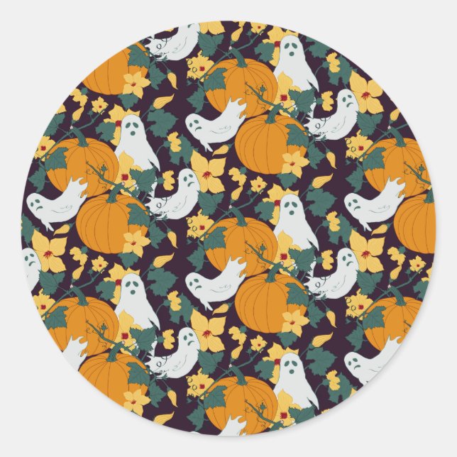 Ghosted Garden Runder Aufkleber (Vorderseite)