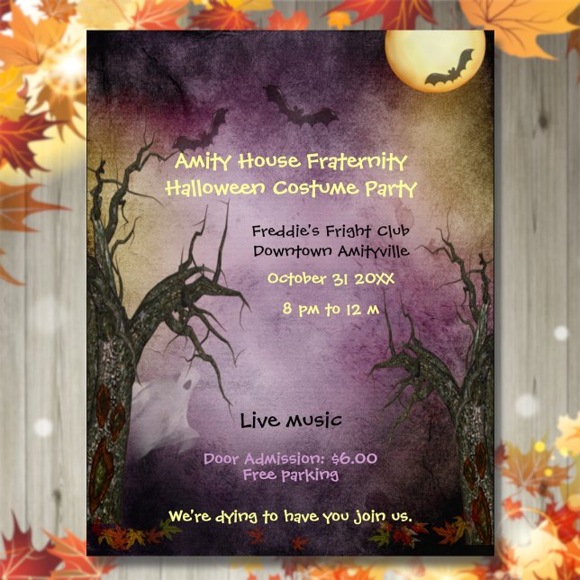Ghosted Halloween-Party Flyer (Von Creator hochgeladen)