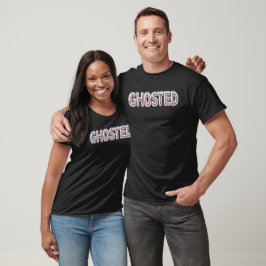 GHOSTED Perlmutt-Chrom-Ballon Halloween-Grafik T-Shirt