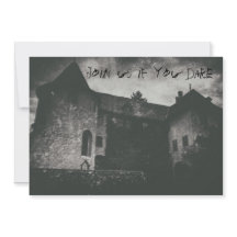 Ghosted Spuk House grungy Spooky Monochrome