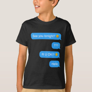 Ghosted Textnachricht Lustiges Halloween T-Shirt