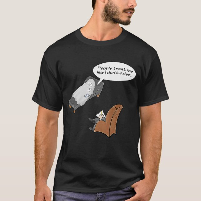 Ghosted Therapeut Geist auf Sofa halloween T-Shirt (Vorderseite)