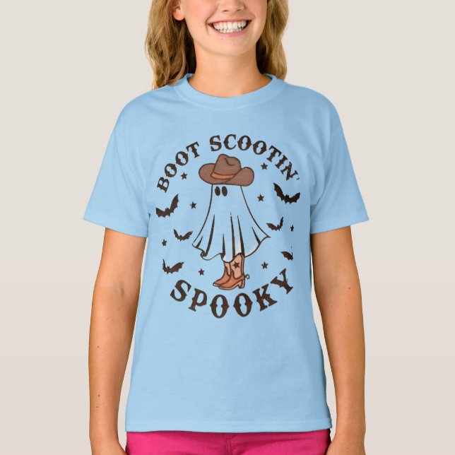 Ghosted Western Boot Bash Girl's T - Shirt (Vorderseite)