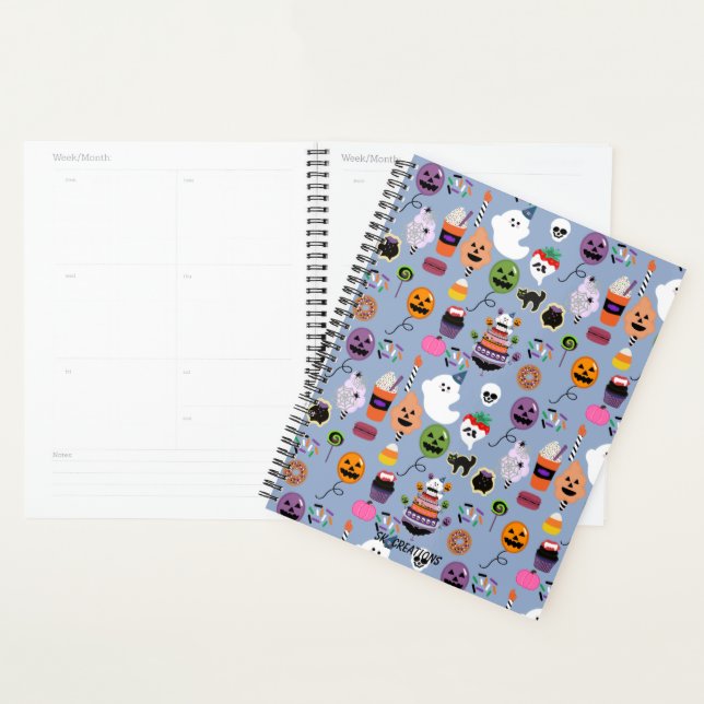 Ghostie Boo Day Celebration Pattern Planer (Anzeige)