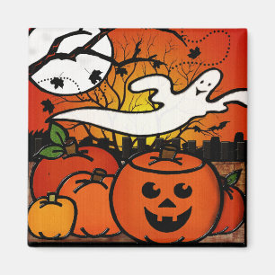 Ghostie wunderliches Halloween Magnet