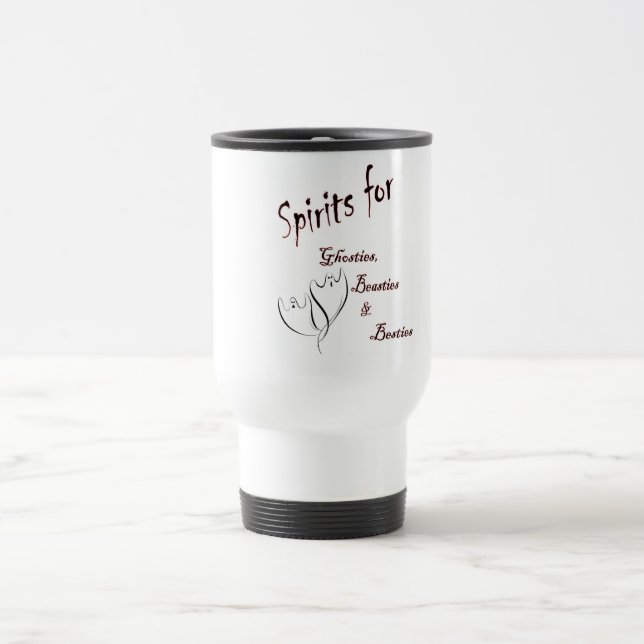 Ghosties, Beasties u. Besties Reise-Tasse Reisebecher (Mittel)