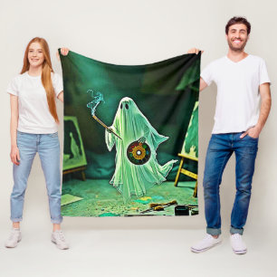 Ghosting Artist's Eerie Meisterwerk Fleecedecke