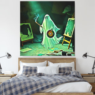 Ghosting Artist's Eerie Meisterwerk Leinwanddruck