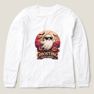 Ghosting seit der Geburt Lustiges Halloween-Ghost- Tri-Blend Shirt