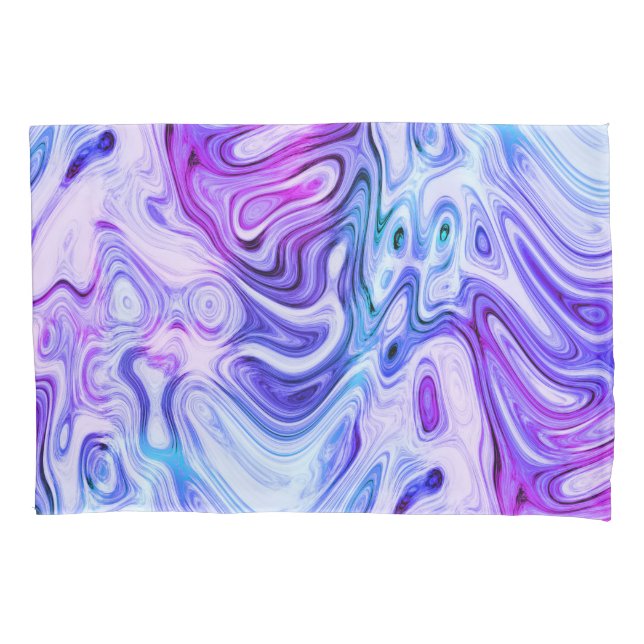 Ghostischer Flüstergriff, Marmorpastellfarben: Kissenbezug (Vorderseite-Links)