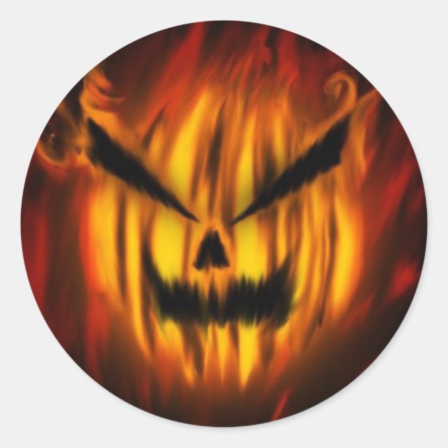 Ghostjack Runder Aufkleber (Vorderseite)