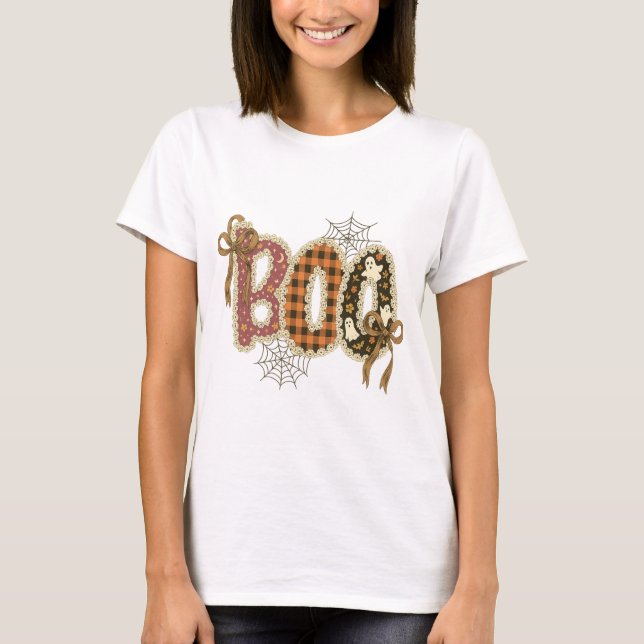 Ghostly boo png ・ Boo mama png ・ Gothic girly png T-Shirt (Vorderseite)