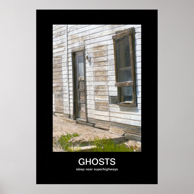 Ghosts Demotivations-Poster Poster (Vorne)