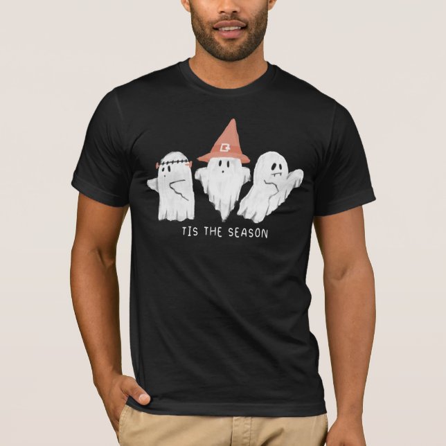 Ghosts Dies ist die Saison Fall Halloween T-Shirt (Vorderseite)