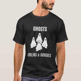Ghosts Goblins & Goodies Halloween T-Shirt