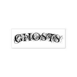" GHOSTS " Halloween Self Inking Briefmarke Permastempel