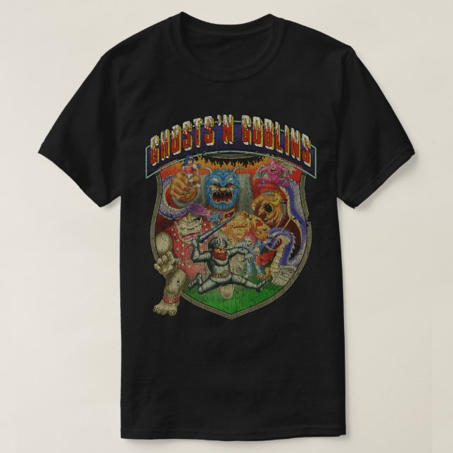 Ghosts n Goblins 1985 T-Shirt (Design vorne)